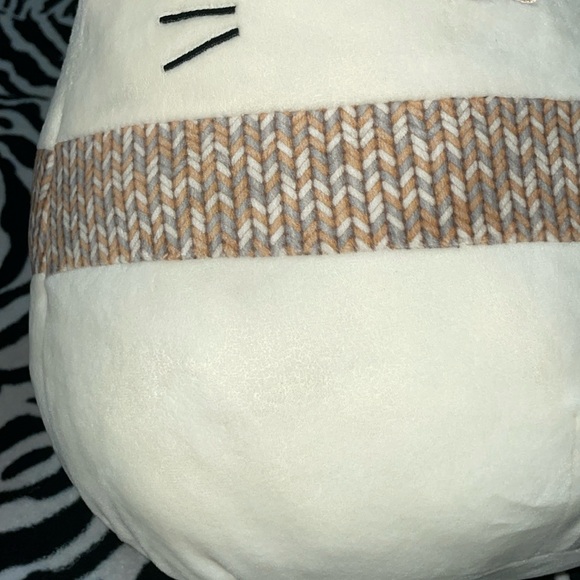 Original squishmallow 12 “ Camette the cat scarf round winter Christmas plush - Picture 6 of 15
